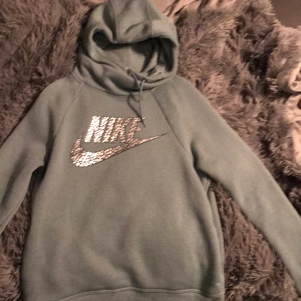 A Nike hoodie